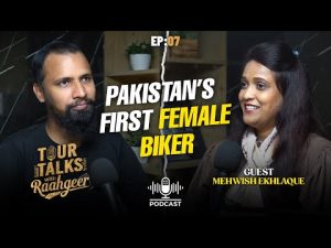 Pakistan's first female biker.....RahGeer